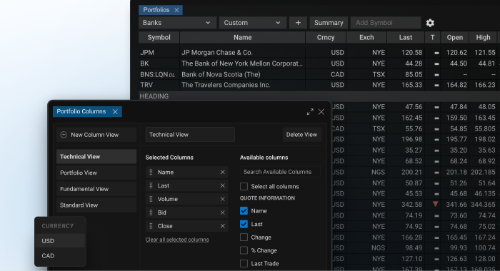 Quotestream Web Trader picture